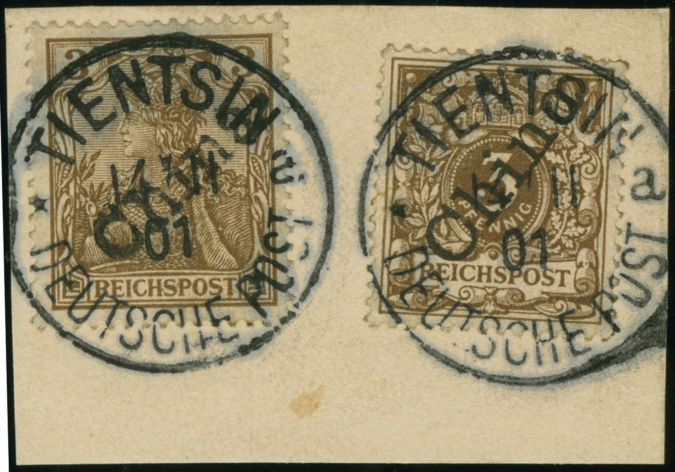 Lot 4408 - german post in china stamps - Heinrich Koehler Auktionen Heinrich Köhler 389th Auction - Day 5 - German Foreign Post Offices and Colonies, German Foreign Post Offices and Colonies – The Nikolaus Krings Collection Lot 4408 - german post in china stamps - Heinrich Koehler Auktionen Heinrich Köhler 389th Auction - Day 5 - German Foreign Post Offices and Colonies, German Foreign Post Offices and Colonies – The Nikolaus Krings Collection
