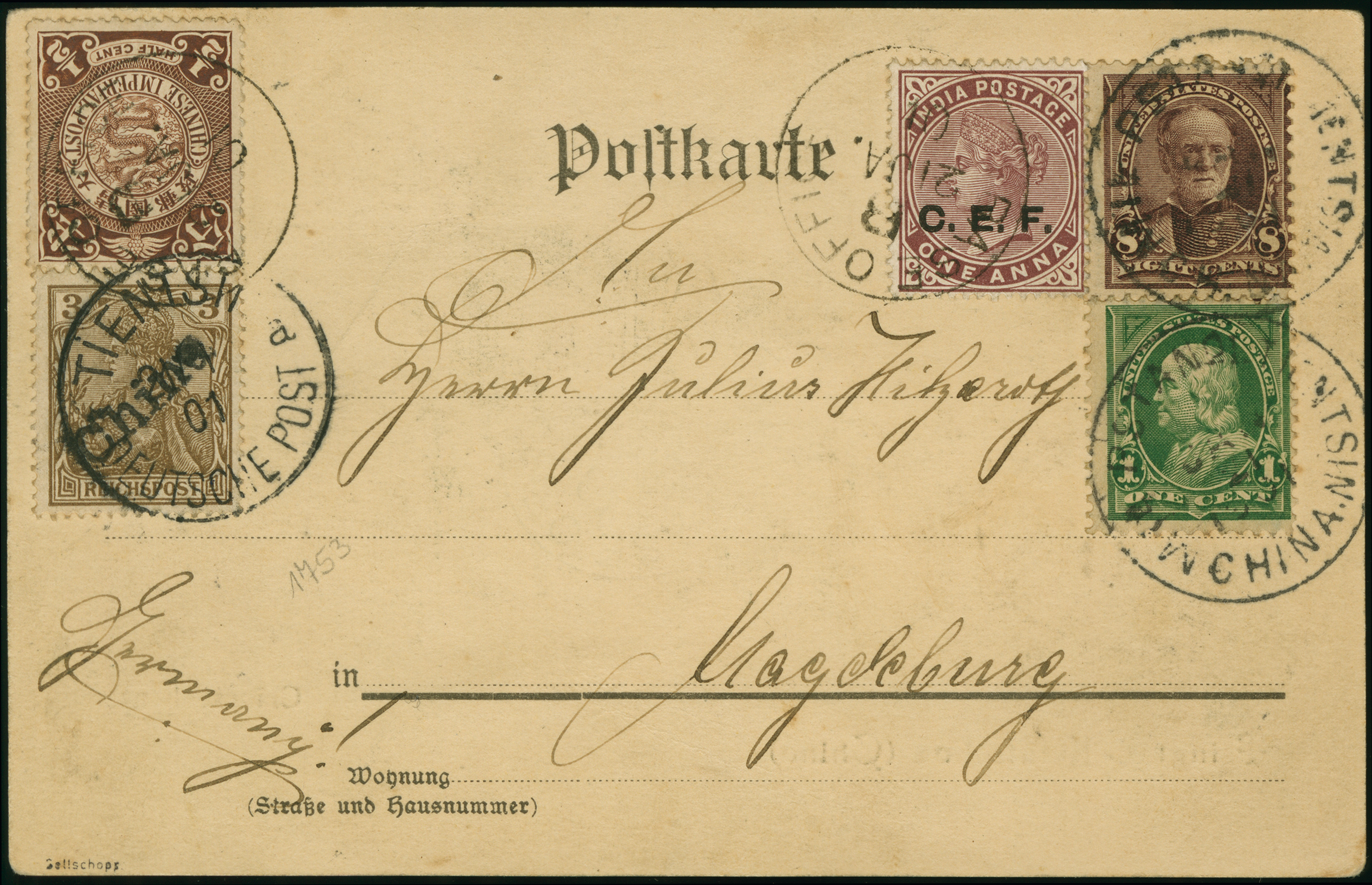 Lot 4409 - german post in china stamps - Heinrich Koehler Auktionen Heinrich Köhler 389th Auction - Day 5 - German Foreign Post Offices and Colonies, German Foreign Post Offices and Colonies – The Nikolaus Krings Collection Lot 4409 - german post in china stamps - Heinrich Koehler Auktionen Heinrich Köhler 389th Auction - Day 5 - German Foreign Post Offices and Colonies, German Foreign Post Offices and Colonies – The Nikolaus Krings Collection