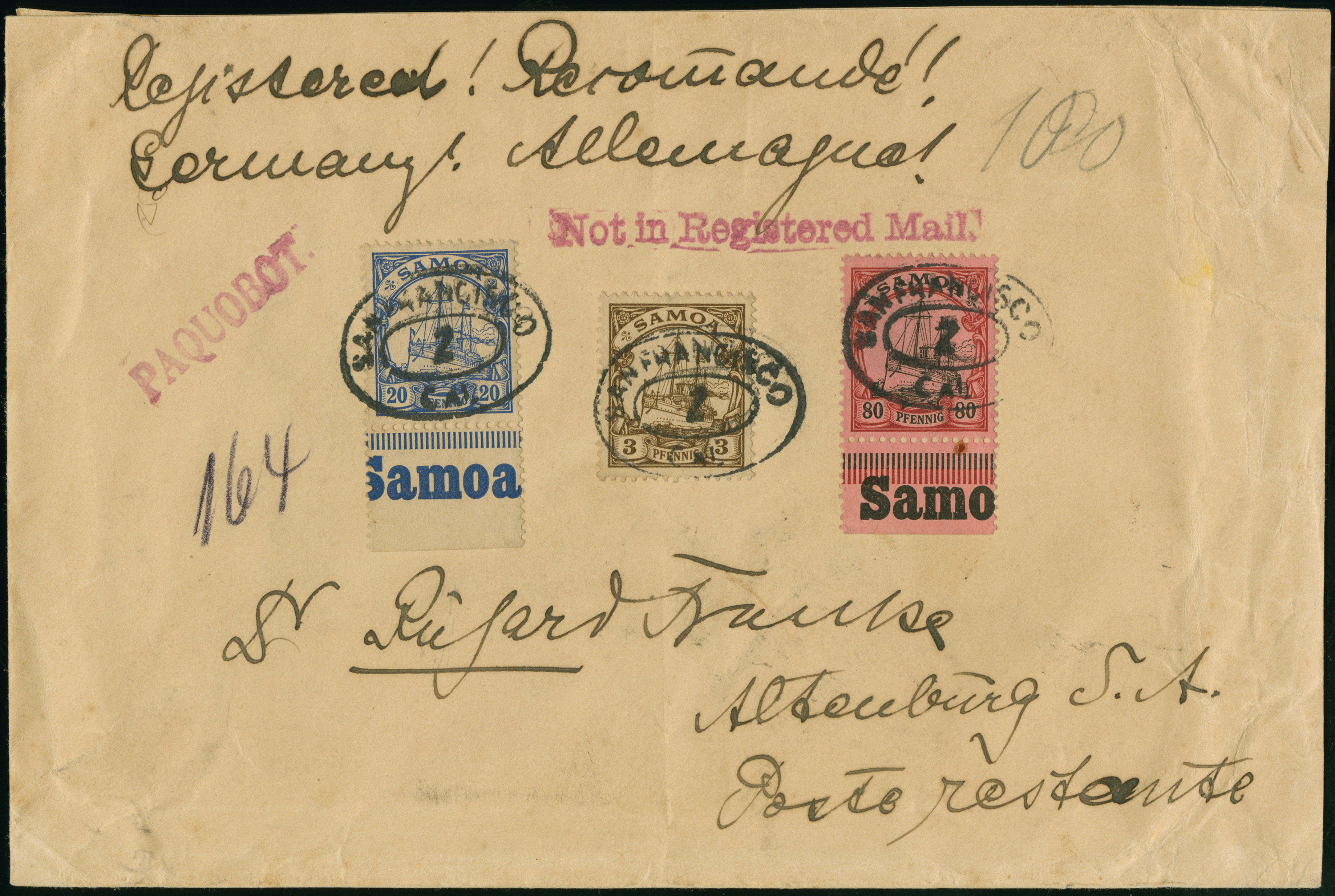 Lot 4615 - samoa stamps -  Heinrich Koehler Auktionen Heinrich Köhler 389th Auction - Day 5 - German Foreign Post Offices and Colonies, German Foreign Post Offices and Colonies – The Nikolaus Krings Collection