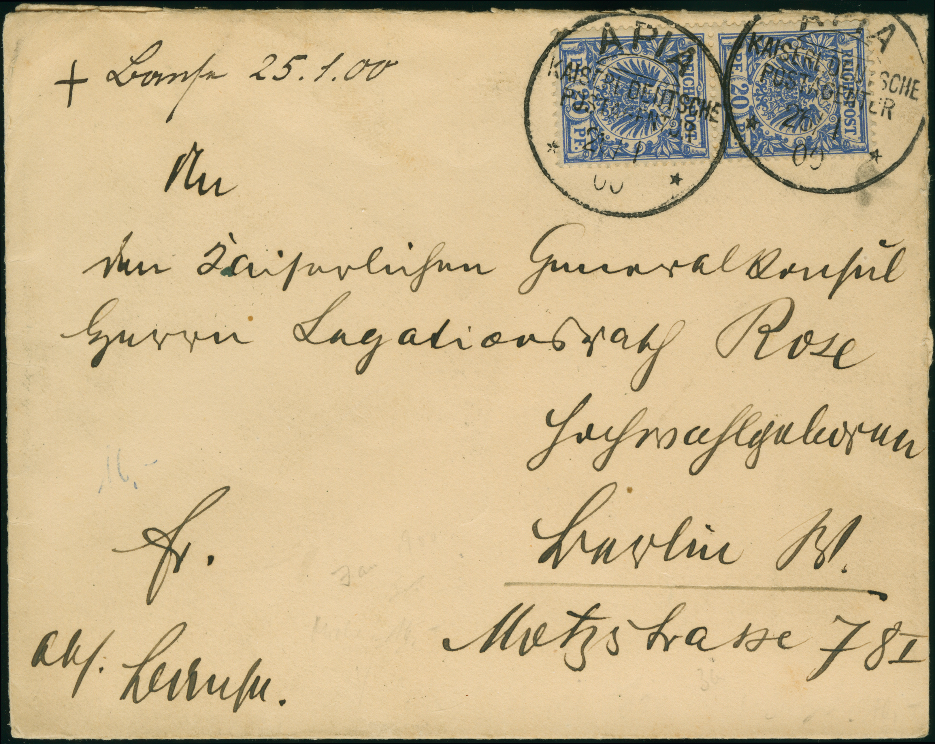 Lot 8880 - samoa forerunners -  Heinrich Koehler Auktionen Heinrich Köhler 389th Auction - Day 5 - German Foreign Post Offices and Colonies, German Foreign Post Offices and Colonies – The Nikolaus Krings Collection