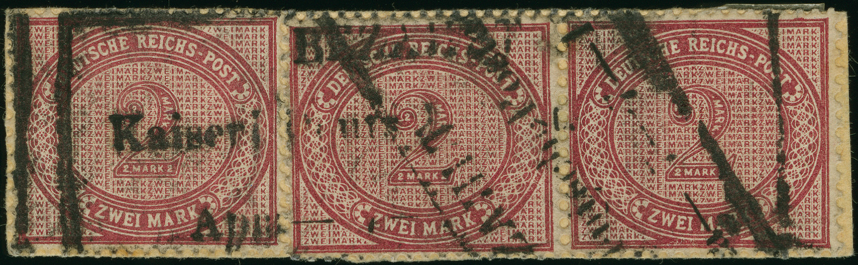 Lot 8872 - samoa forerunners -  Heinrich Koehler Auktionen Heinrich Köhler 389th Auction - Day 5 - German Foreign Post Offices and Colonies, German Foreign Post Offices and Colonies – The Nikolaus Krings Collection