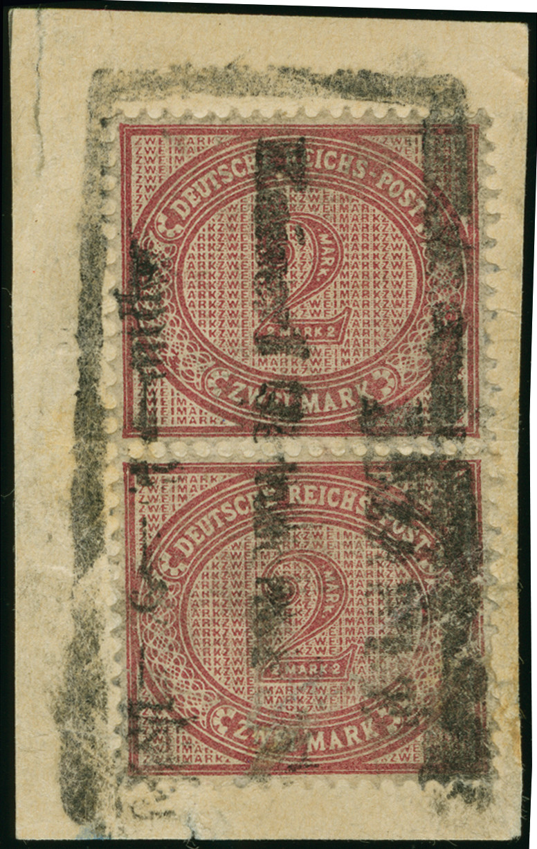 Lot 8871 - samoa forerunners -  Heinrich Koehler Auktionen Heinrich Köhler 389th Auction - Day 5 - German Foreign Post Offices and Colonies, German Foreign Post Offices and Colonies – The Nikolaus Krings Collection