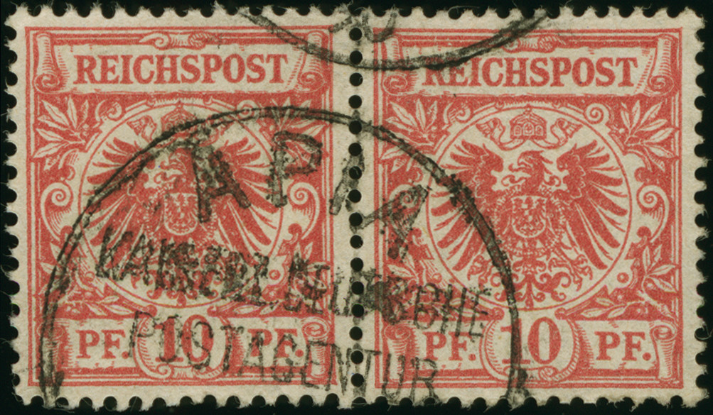 Lot 8876 - samoa forerunners -  Heinrich Koehler Auktionen Heinrich Köhler 389th Auction - Day 5 - German Foreign Post Offices and Colonies, German Foreign Post Offices and Colonies – The Nikolaus Krings Collection