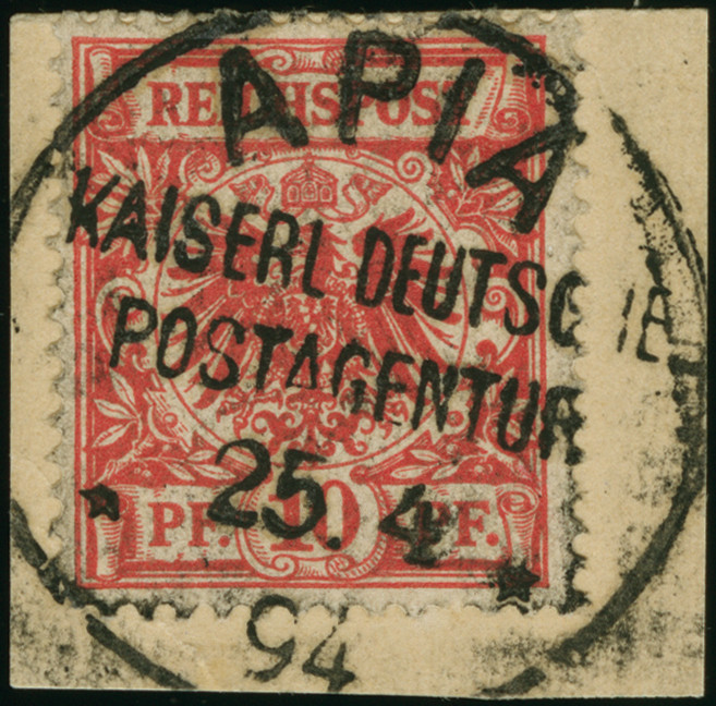 Lot 8878 - samoa forerunners -  Heinrich Koehler Auktionen Heinrich Köhler 389th Auction - Day 5 - German Foreign Post Offices and Colonies, German Foreign Post Offices and Colonies – The Nikolaus Krings Collection
