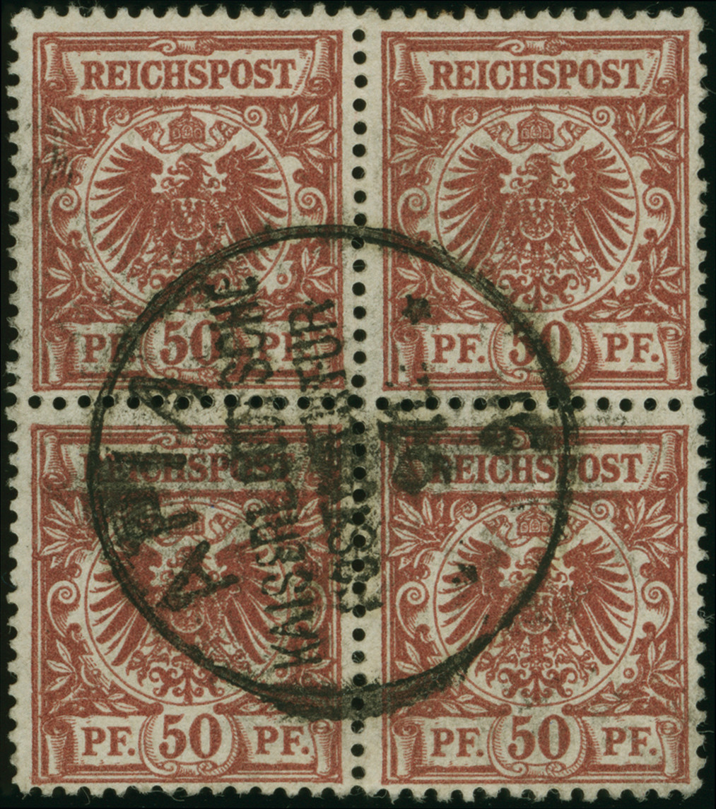 Lot 4614 - samoa forerunners -  Heinrich Koehler Auktionen Heinrich Köhler 389th Auction - Day 5 - German Foreign Post Offices and Colonies, German Foreign Post Offices and Colonies – The Nikolaus Krings Collection
