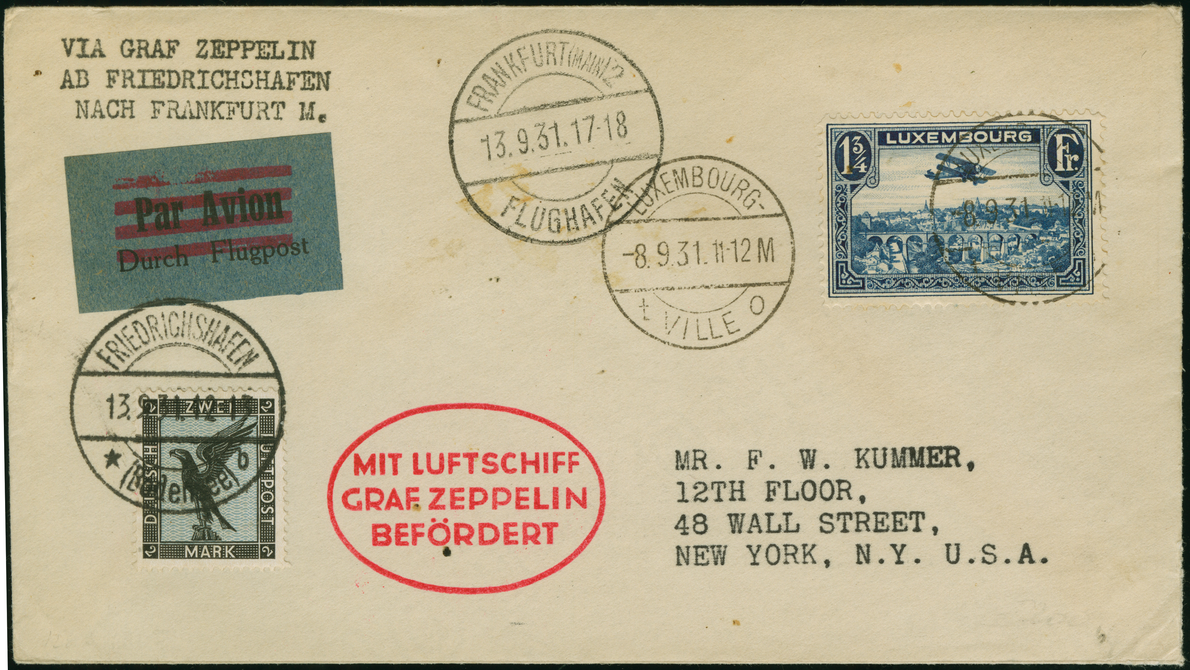 Lot 1763 - zeppelin treaty post - Heinrich Koehler Auktionen Heinrich Köhler 389th Auction - Day 2 - Airmail and Zeppelin Mail, Thematics, Olympics, Germany after 1945, Coins, Medals and Numismatic Literature: Featuring items from the estate of the late Lot 1763 - zeppelin treaty post - Heinrich Koehler Auktionen Heinrich Köhler 389th Auction - Day 2 - Airmail and Zeppelin Mail, Thematics, Olympics, Germany after 1945, Coins, Medals and Numismatic Literature: Featuring items from the estate of the late