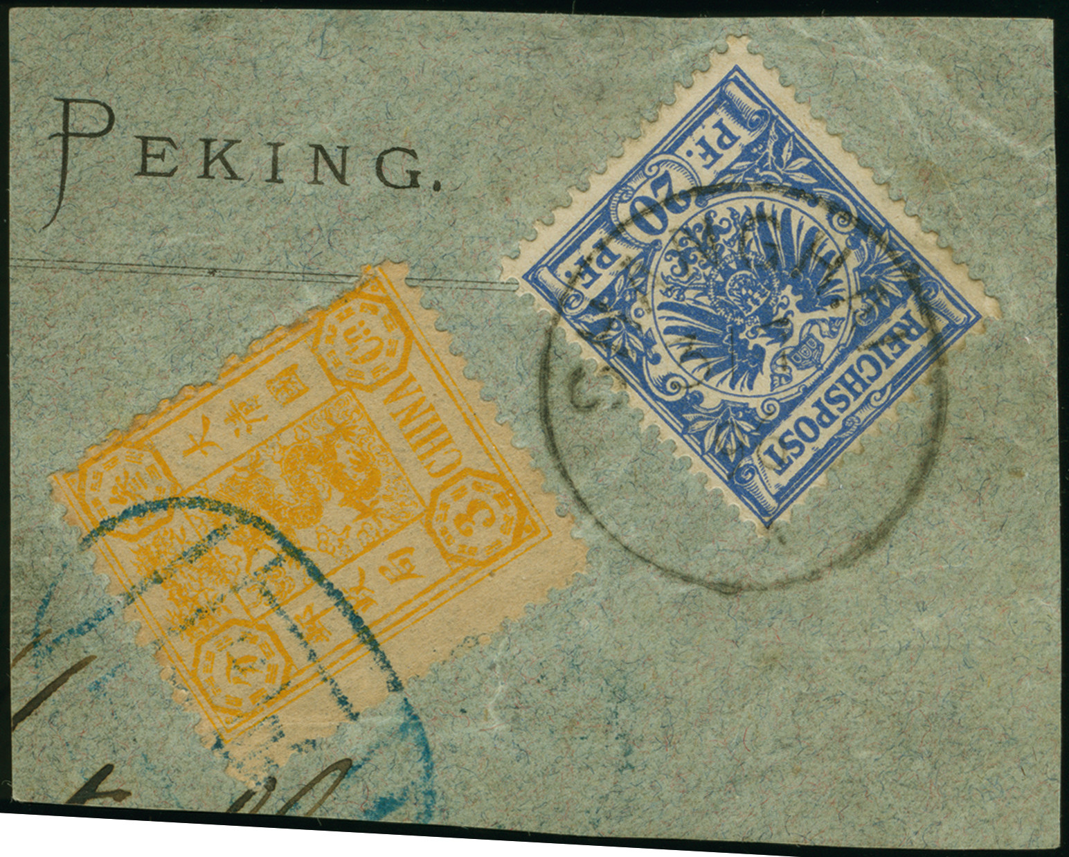 Lot 4394 - german post in china forerunners - Heinrich Koehler Auktionen Heinrich Köhler 389th Auction - Day 5 - German Foreign Post Offices and Colonies, German Foreign Post Offices and Colonies – The Nikolaus Krings Collection Lot 4394 - german post in china forerunners - Heinrich Koehler Auktionen Heinrich Köhler 389th Auction - Day 5 - German Foreign Post Offices and Colonies, German Foreign Post Offices and Colonies – The Nikolaus Krings Collection