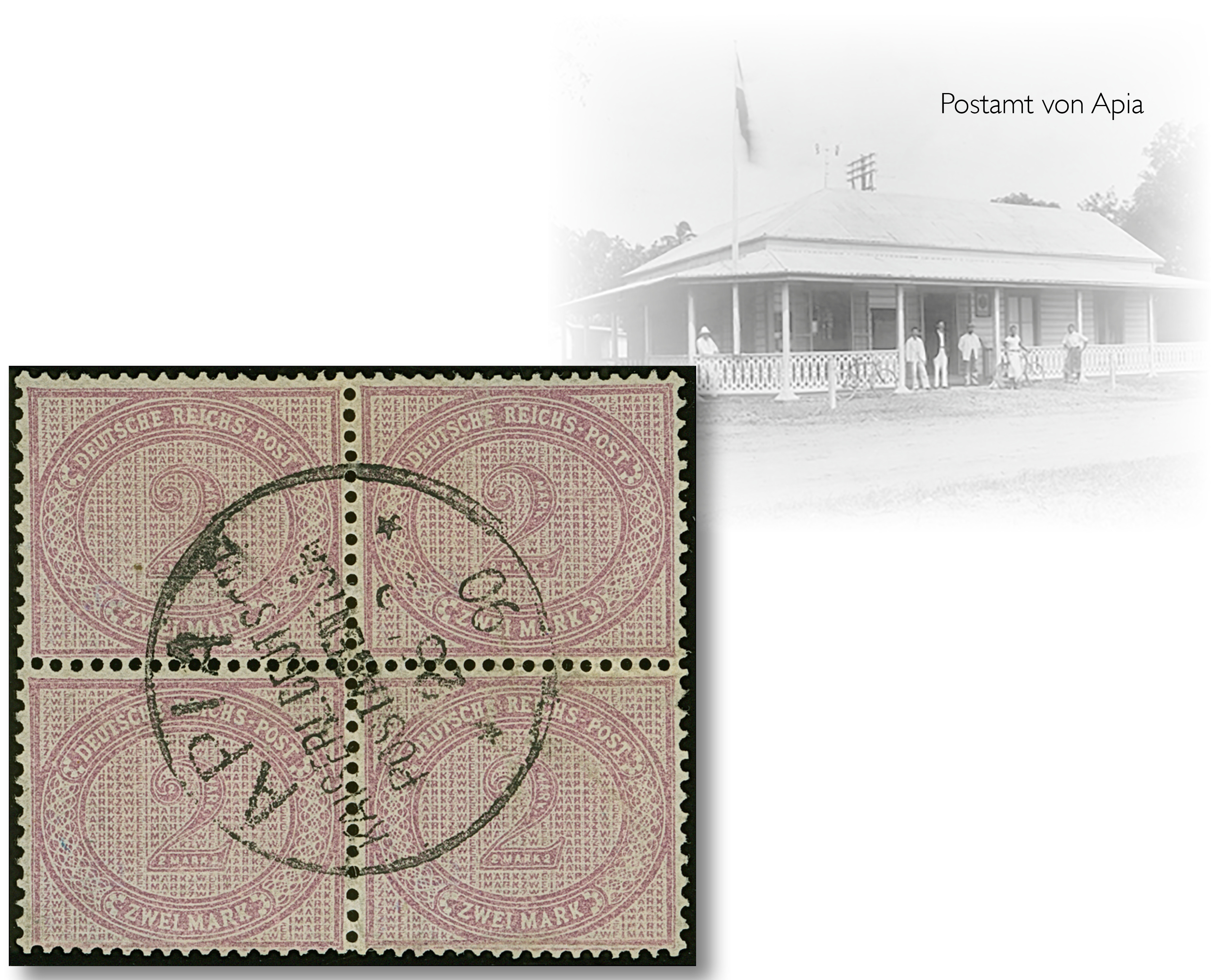 Lot 4611 - samoa forerunners -  Heinrich Koehler Auktionen Heinrich Köhler 389th Auction - Day 5 - German Foreign Post Offices and Colonies, German Foreign Post Offices and Colonies – The Nikolaus Krings Collection