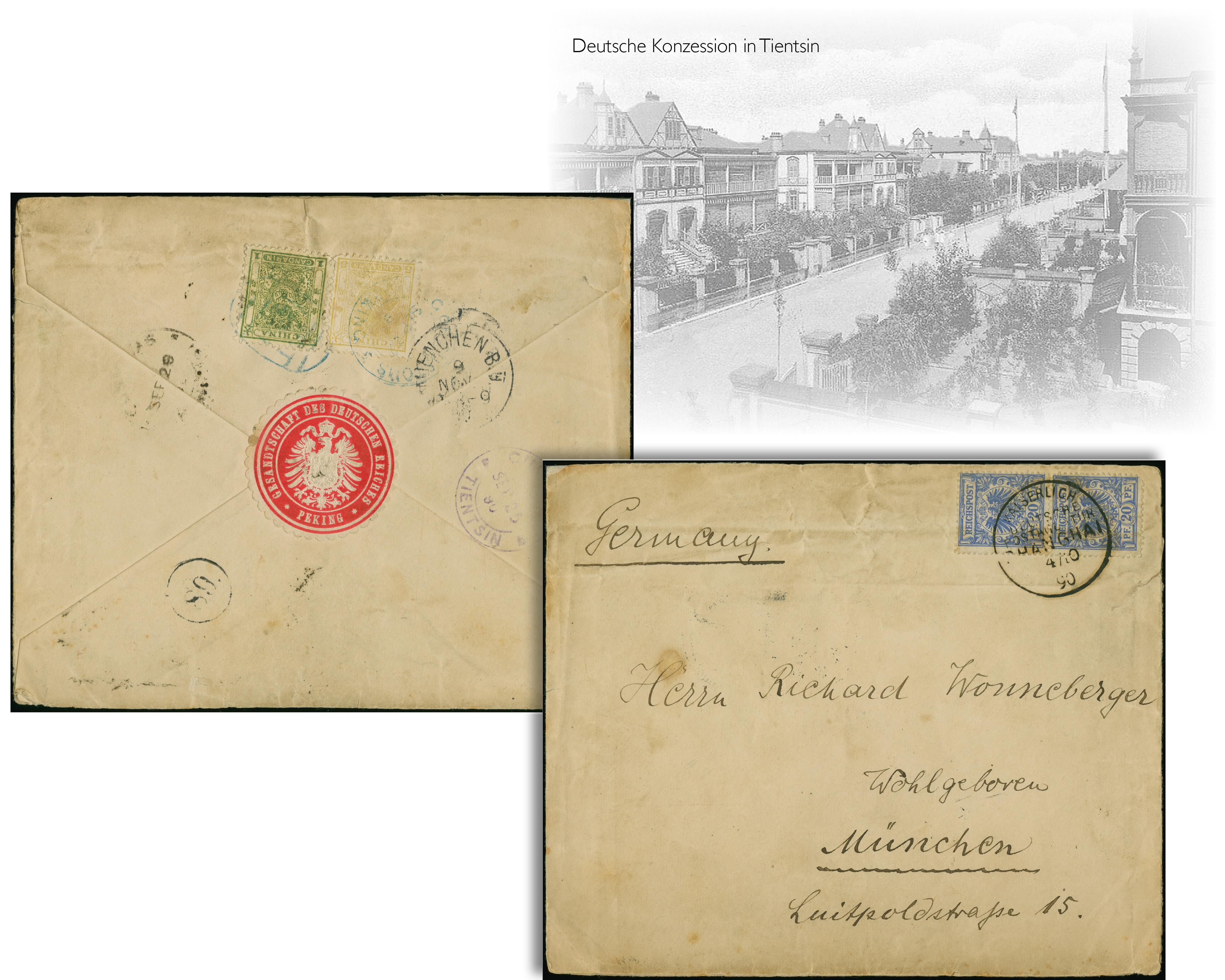 Lot 4392 - german post in china forerunners - Heinrich Koehler Auktionen Heinrich Köhler 389th Auction - Day 5 - German Foreign Post Offices and Colonies, German Foreign Post Offices and Colonies – The Nikolaus Krings Collection Lot 4392 - german post in china forerunners - Heinrich Koehler Auktionen Heinrich Köhler 389th Auction - Day 5 - German Foreign Post Offices and Colonies, German Foreign Post Offices and Colonies – The Nikolaus Krings Collection
