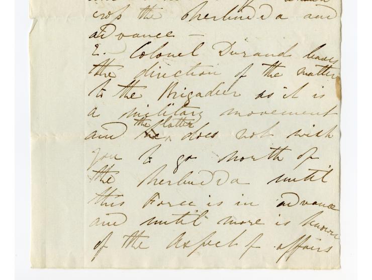 1857/58, Indian Rebellion, 4 covers (one weak in the folds) with original contens to Captain Patrick James Orr, all endorsed 