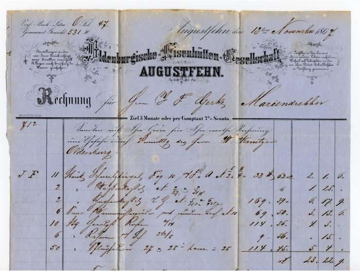 2 Gr. ultramarin mit Durchstich 10, mit blauem Rahmenstempel “APEN (16).11(67)” als tarifgerechte Einzelfrankatur auf komplet