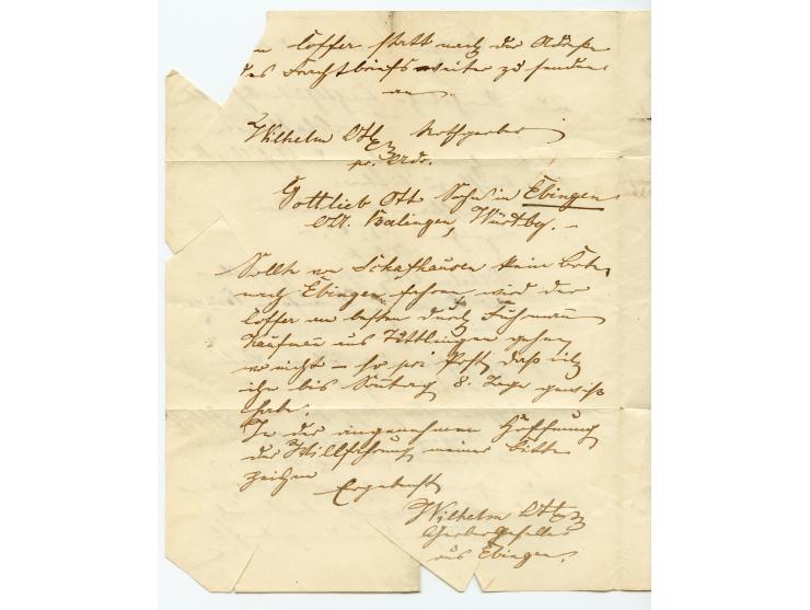 AACH bis ZELL, große Stempelsammlung von Vorphilatelie bis Nachverwendungen in 15 Schubern, mit über 900 Belegen und vielen l