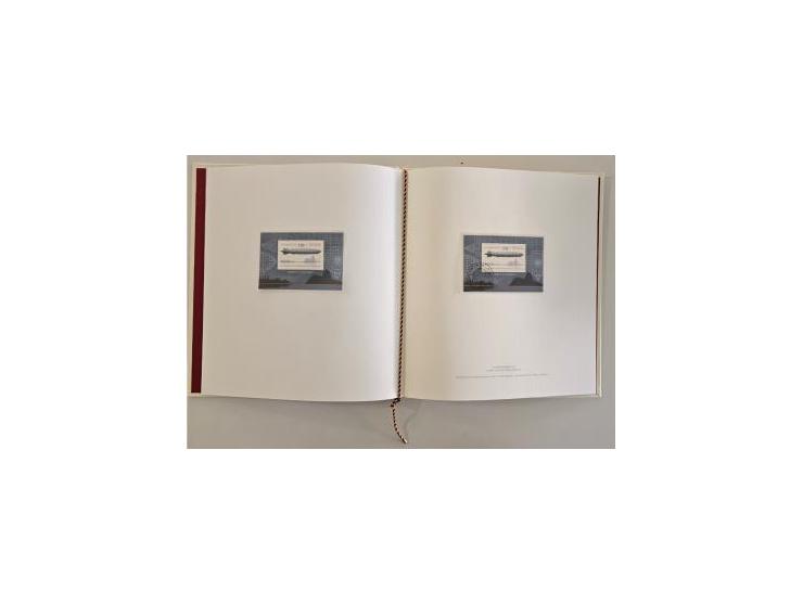 Gelbes Album der Briefmarkenausgabe zum Tag der Briefmarke 2007 „Historischer Luftschiffverkehr nach Südamerika“ (Hinweis: so