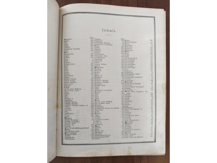 Suppantschitsch, Viktor: Welt-Briefmarken Album “I. Band Eurpa, Asien” von Viktor Suppantschitsch, Kaiserl. Königl. Oberlande