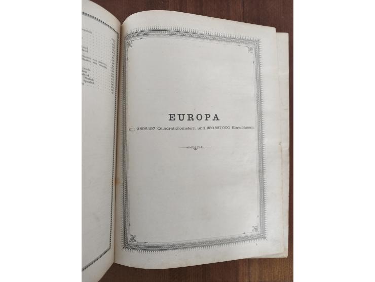 Suppantschitsch, Viktor: Welt-Briefmarken Album “I. Band Eurpa, Asien” von Viktor Suppantschitsch, Kaiserl. Königl. Oberlande