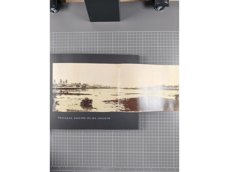 1887/1920, drei Fotoalben der Kaufmann-Familie Paul Devers aus DOA mit etlichen Original-Fotos und vielen Kopien, dabei u.a. 