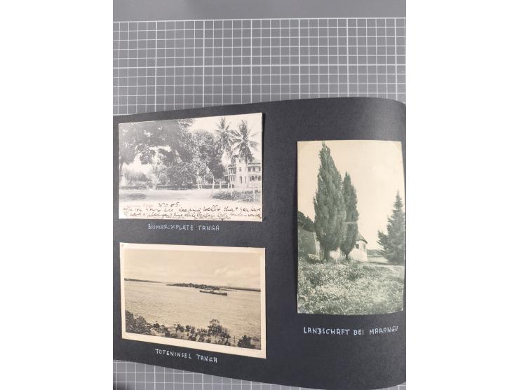 1887/1920, drei Fotoalben der Kaufmann-Familie Paul Devers aus DOA mit etlichen Original-Fotos und vielen Kopien, dabei u.a. 