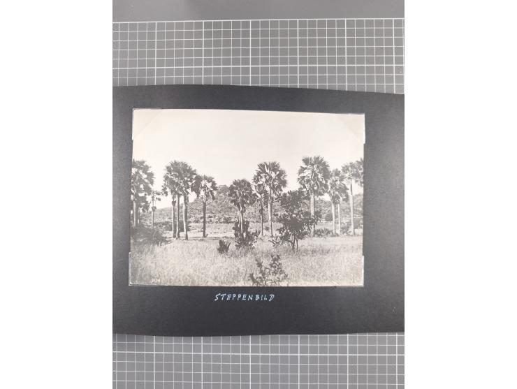 1887/1920, drei Fotoalben der Kaufmann-Familie Paul Devers aus DOA mit etlichen Original-Fotos und vielen Kopien, dabei u.a. 