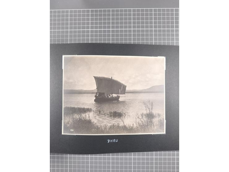 1887/1920, drei Fotoalben der Kaufmann-Familie Paul Devers aus DOA mit etlichen Original-Fotos und vielen Kopien, dabei u.a. 