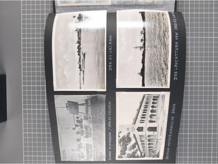 1887/1920, drei Fotoalben der Kaufmann-Familie Paul Devers aus DOA mit etlichen Original-Fotos und vielen Kopien, dabei u.a. 