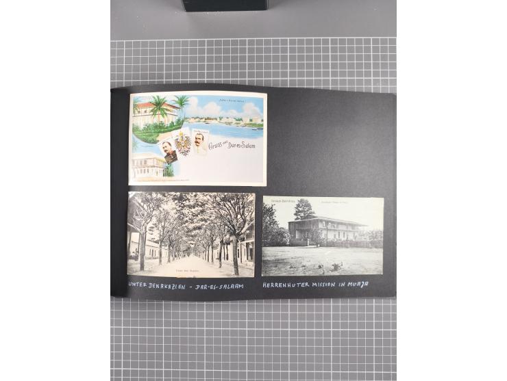 1887/1920, drei Fotoalben der Kaufmann-Familie Paul Devers aus DOA mit etlichen Original-Fotos und vielen Kopien, dabei u.a. 