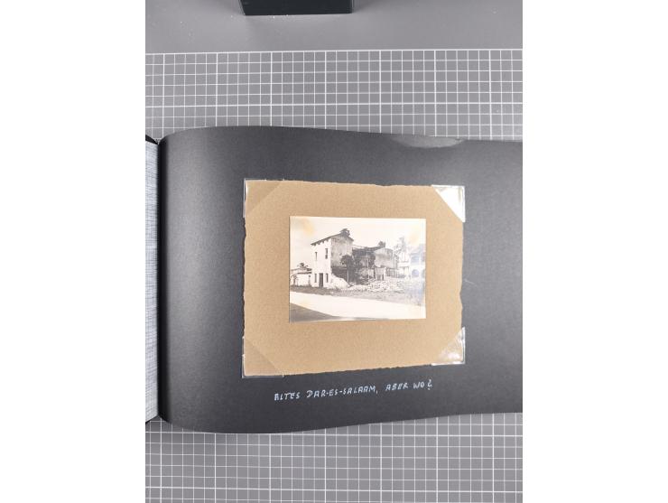 1887/1920, drei Fotoalben der Kaufmann-Familie Paul Devers aus DOA mit etlichen Original-Fotos und vielen Kopien, dabei u.a. 