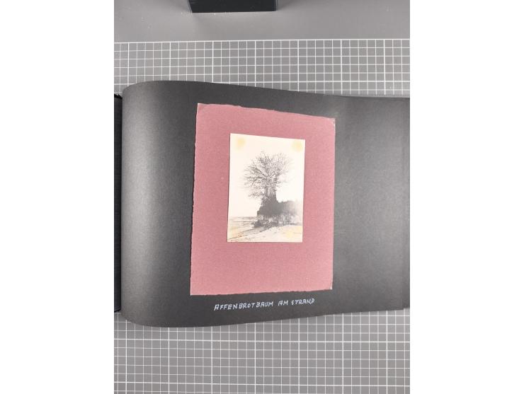 1887/1920, drei Fotoalben der Kaufmann-Familie Paul Devers aus DOA mit etlichen Original-Fotos und vielen Kopien, dabei u.a. 