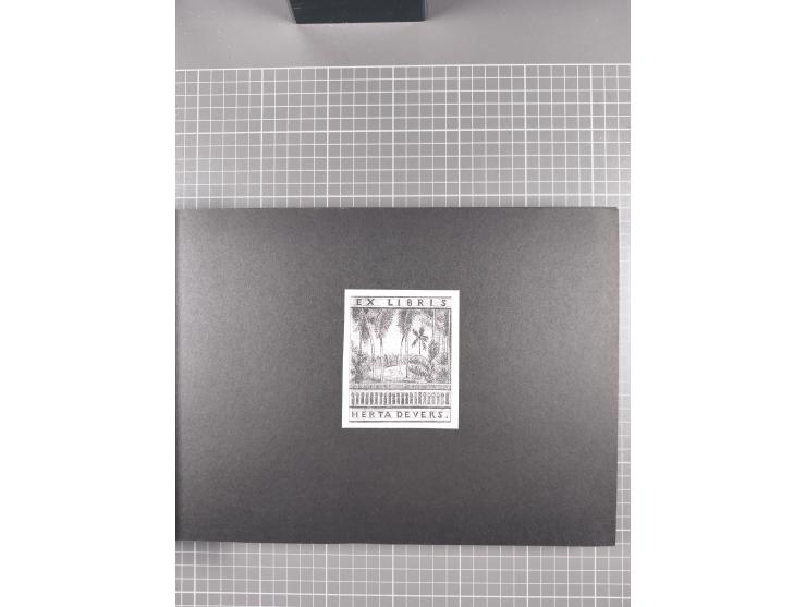 1887/1920, drei Fotoalben der Kaufmann-Familie Paul Devers aus DOA mit etlichen Original-Fotos und vielen Kopien, dabei u.a. 