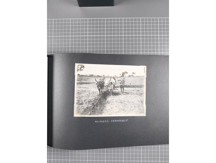 1887/1920, drei Fotoalben der Kaufmann-Familie Paul Devers aus DOA mit etlichen Original-Fotos und vielen Kopien, dabei u.a. 