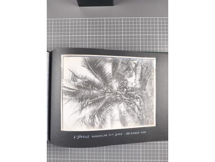 1887/1920, drei Fotoalben der Kaufmann-Familie Paul Devers aus DOA mit etlichen Original-Fotos und vielen Kopien, dabei u.a. 