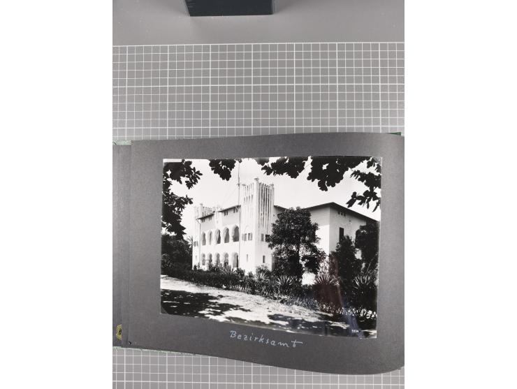 1887/1920, drei Fotoalben der Kaufmann-Familie Paul Devers aus DOA mit etlichen Original-Fotos und vielen Kopien, dabei u.a. 