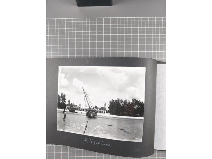 1887/1920, drei Fotoalben der Kaufmann-Familie Paul Devers aus DOA mit etlichen Original-Fotos und vielen Kopien, dabei u.a. 