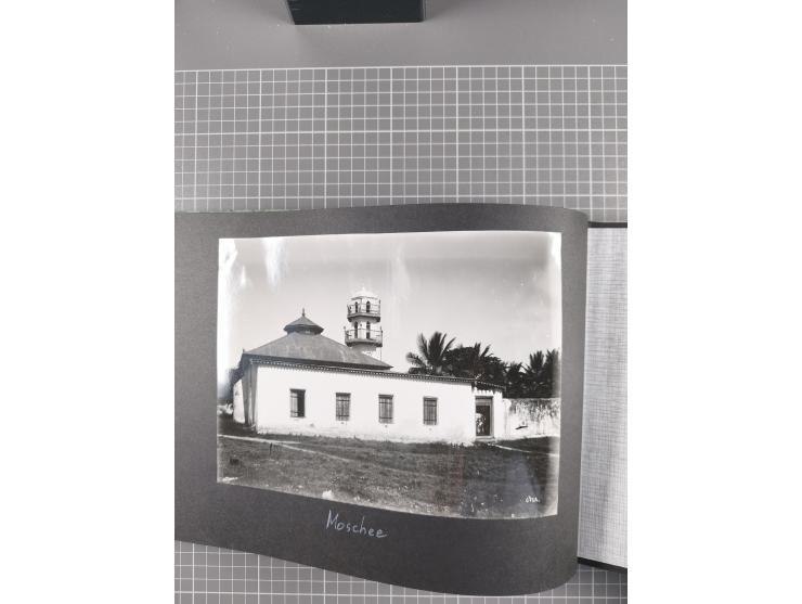 1887/1920, drei Fotoalben der Kaufmann-Familie Paul Devers aus DOA mit etlichen Original-Fotos und vielen Kopien, dabei u.a. 