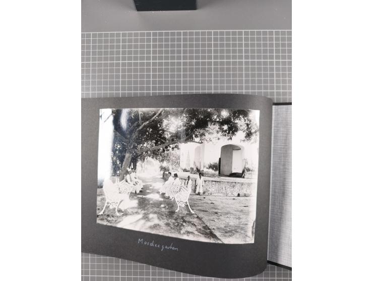 1887/1920, drei Fotoalben der Kaufmann-Familie Paul Devers aus DOA mit etlichen Original-Fotos und vielen Kopien, dabei u.a. 