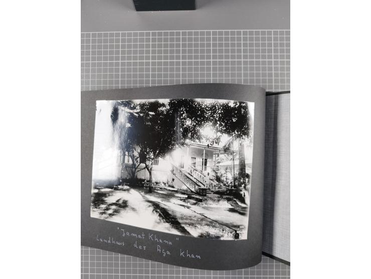 1887/1920, drei Fotoalben der Kaufmann-Familie Paul Devers aus DOA mit etlichen Original-Fotos und vielen Kopien, dabei u.a. 