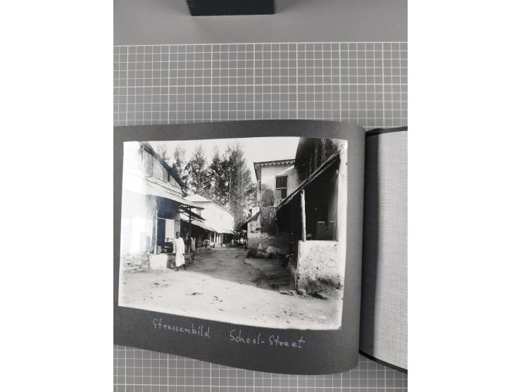 1887/1920, drei Fotoalben der Kaufmann-Familie Paul Devers aus DOA mit etlichen Original-Fotos und vielen Kopien, dabei u.a. 