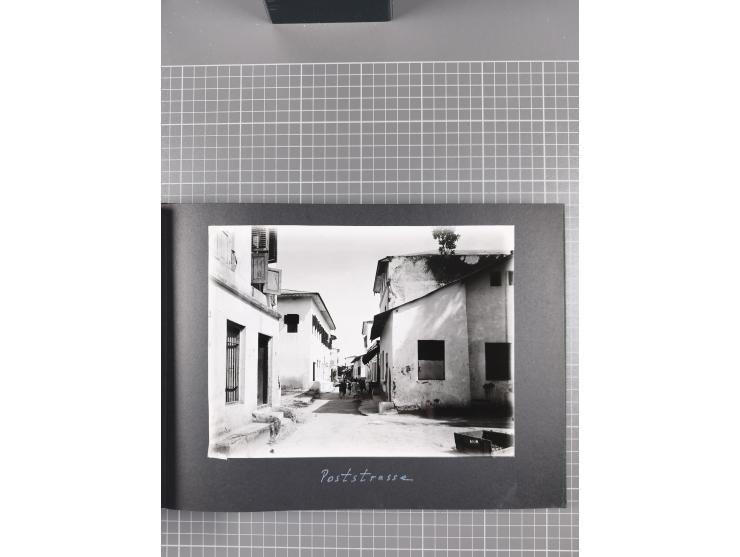 1887/1920, drei Fotoalben der Kaufmann-Familie Paul Devers aus DOA mit etlichen Original-Fotos und vielen Kopien, dabei u.a. 