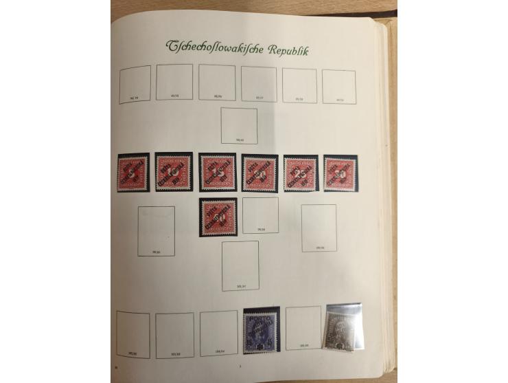 1918/80 (ca.), mint never hinged unused and mostly used collection, including Postage Dues and a small part of Slovenia, with