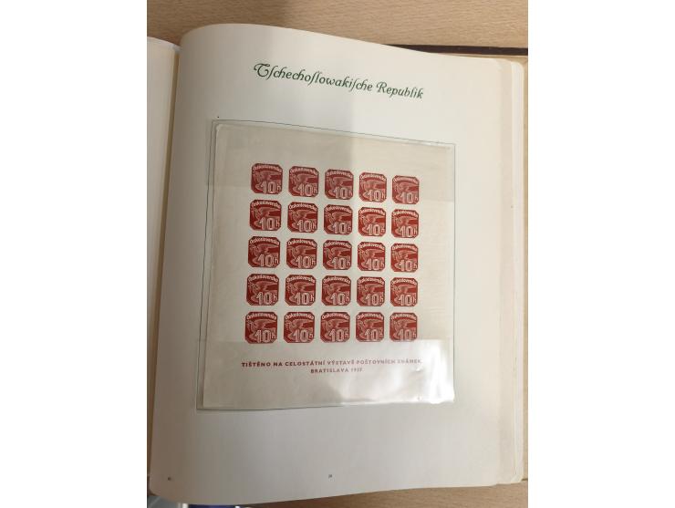 1918/80 (ca.), mint never hinged unused and mostly used collection, including Postage Dues and a small part of Slovenia, with