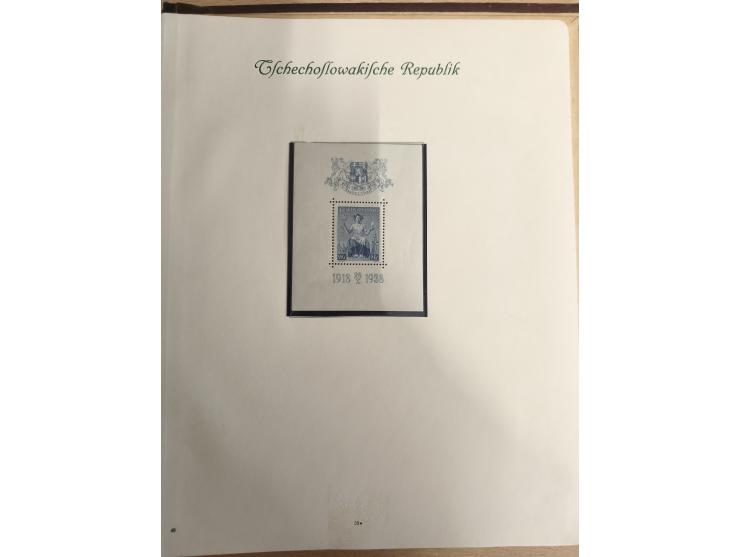 1918/80 (ca.), mint never hinged unused and mostly used collection, including Postage Dues and a small part of Slovenia, with