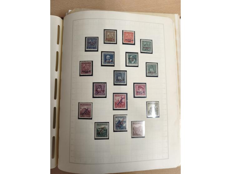 1918/80 (ca.), mint never hinged unused and mostly used collection, including Postage Dues and a small part of Slovenia, with