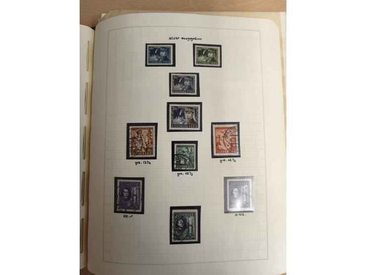 1918/80 (ca.), mint never hinged unused and mostly used collection, including Postage Dues and a small part of Slovenia, with