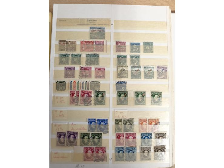 1918/80 (ca.), mint never hinged unused and mostly used collection, including Postage Dues and a small part of Slovenia, with