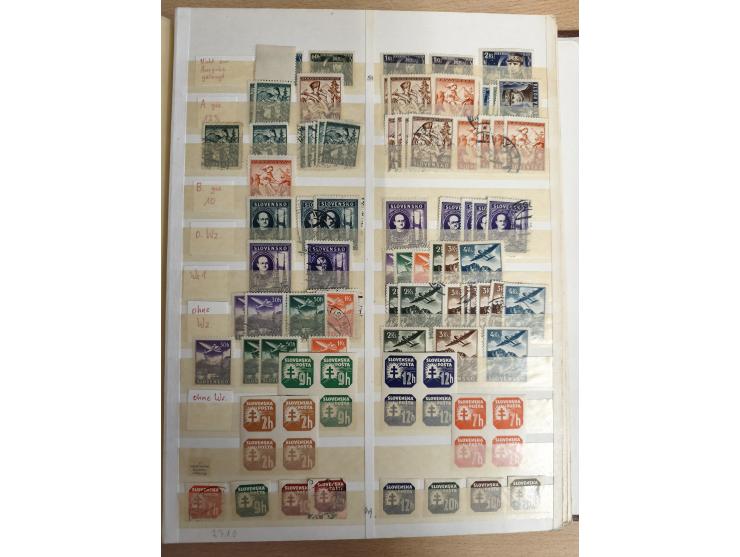 1918/80 (ca.), mint never hinged unused and mostly used collection, including Postage Dues and a small part of Slovenia, with