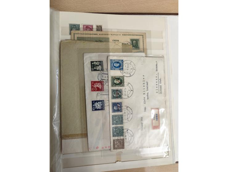 1918/80 (ca.), mint never hinged unused and mostly used collection, including Postage Dues and a small part of Slovenia, with