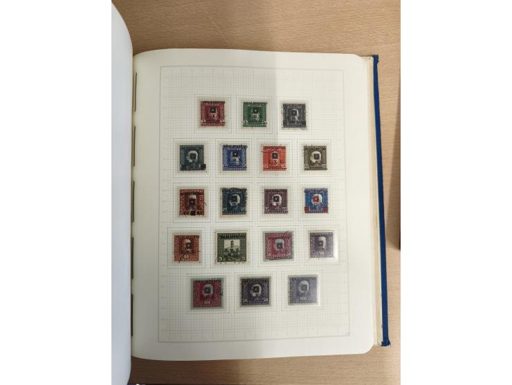 1918/80 (ca.), mint never hinged unused and mostly used collection, including Postage Dues and a small part of Slovenia, with