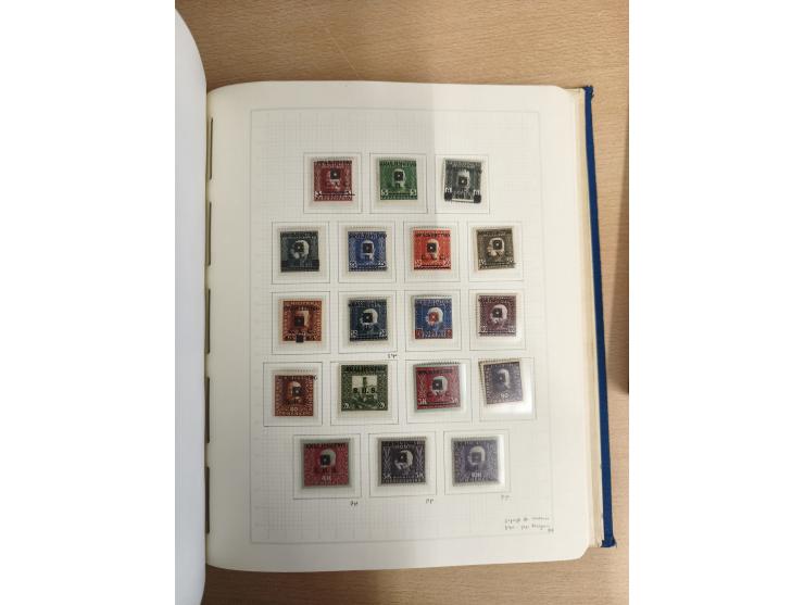 1918/80 (ca.), mint never hinged unused and mostly used collection, including Postage Dues and a small part of Slovenia, with