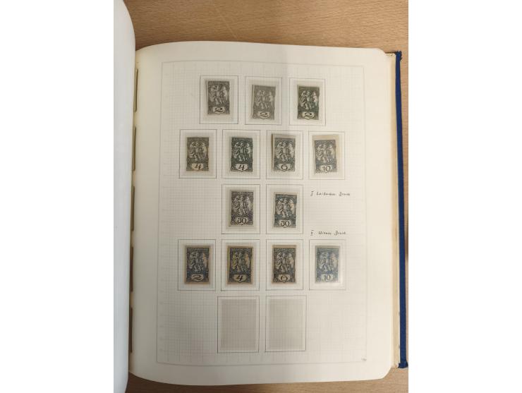 1918/80 (ca.), mint never hinged unused and mostly used collection, including Postage Dues and a small part of Slovenia, with