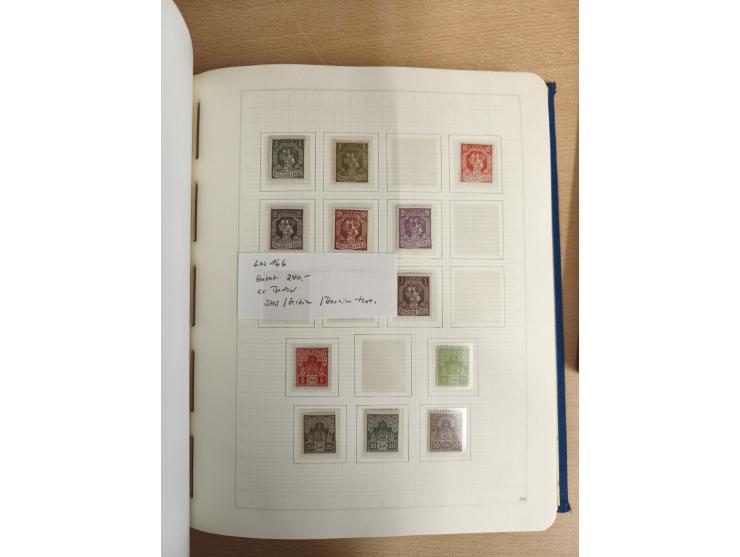 1918/80 (ca.), mint never hinged unused and mostly used collection, including Postage Dues and a small part of Slovenia, with