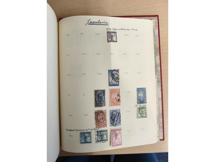 1918/80 (ca.), mint never hinged unused and mostly used collection, including Postage Dues and a small part of Slovenia, with